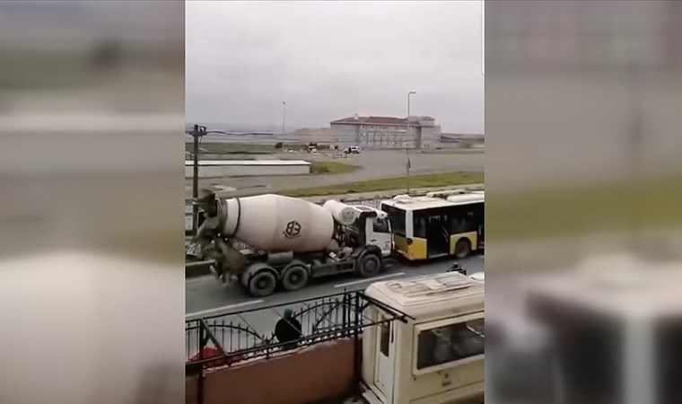 Sultangazi’de beton mikserinin İETT otobüsüne çarptı: 5 yaralı