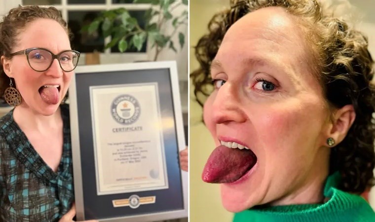 Guinness Rekorlar Kitabı’na girdi: ‘Dünyanın en uzun dil çevresine sahip’