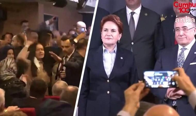 İYİ Parti’nin Ankara adayları tanıtım toplantısı karıştı! Etimesgut adayı Hilmi Özer protesto edildi: ‘Kürşad Zorlu, Burak Akburak istifa’ ve ‘Başkan Mansur Yavaş’ sloganları atıldı