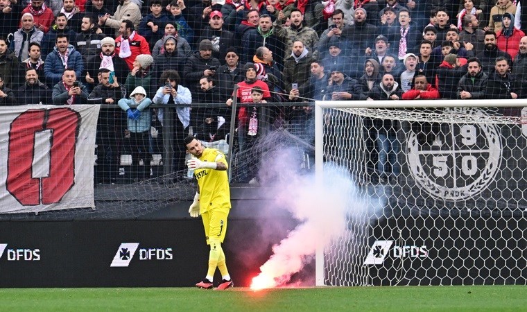 Uğurcan Çakır’ın eşinden meşale tepkisi!