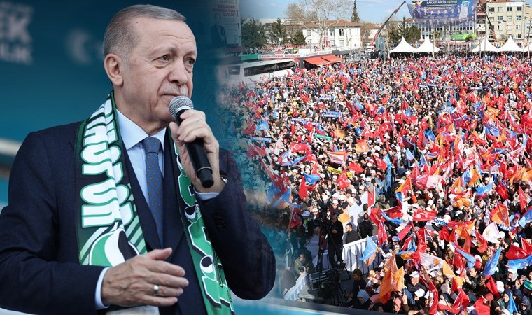 Erdoğan’ın mitinginde ‘İsrail ile ticaret utancı sonlandırılsın’ pankartı: Apar topar kaldırıldı!