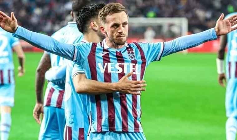 Trabzonspor evinde yarı finali Edin Visca ile aldı