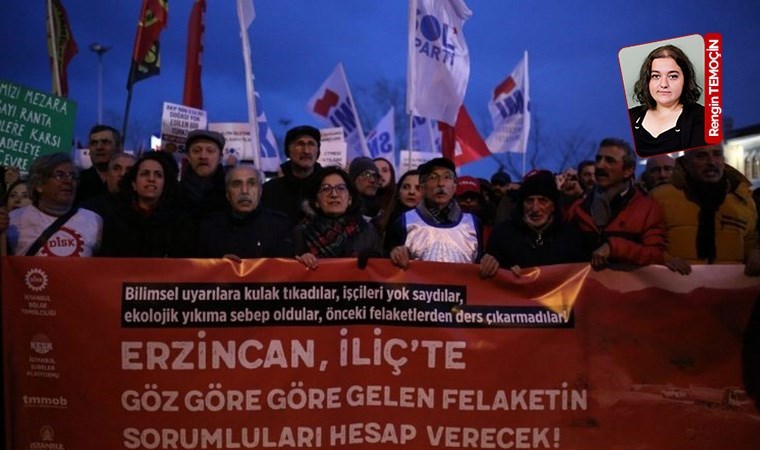 Emek ve meslek örgütlerinden ‘İliç’ protestosu: Felaketin tüm sorumluları hesap vermeli