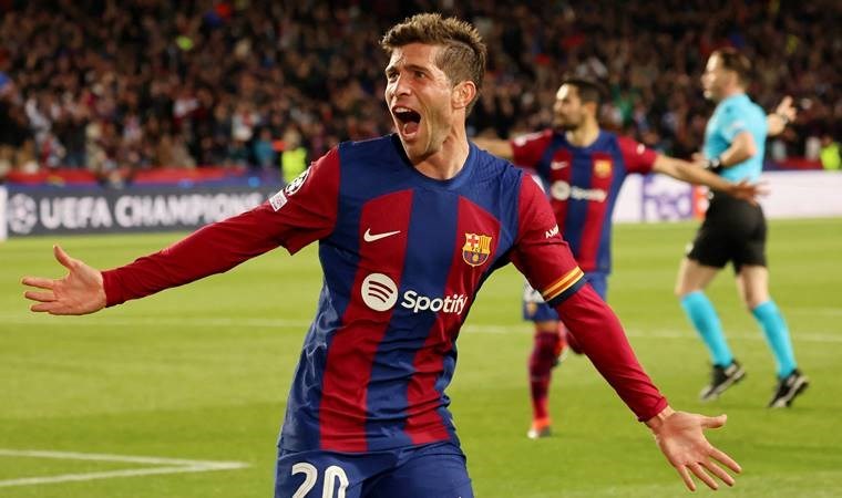 Barcelona, UEFA Şampiyonlar Ligi’nde çeyrek final biletini 3 golle aldı!