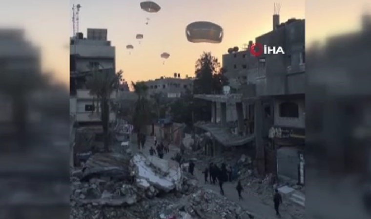 Gazze’ye havadan yardım