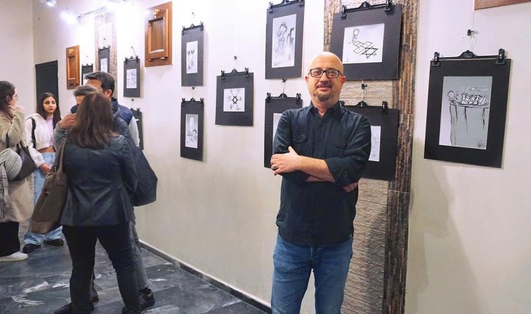 Murteza Albayrak’ın “Yüzyıllık Çınar Cumhuriyet İçin sergisi açıldı