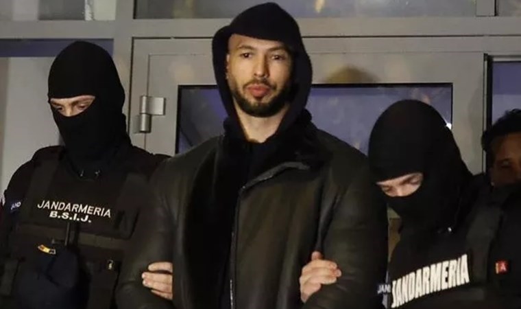 İstanbul’da paylaşım yapmıştı: Andrew Tate’e Romanya’da gözaltı