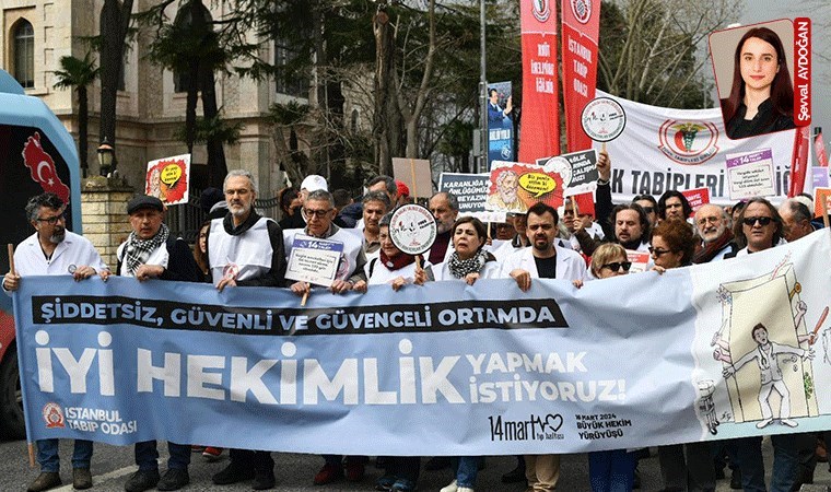Kadıköy’de Büyük Hekim Yürüyüşü düzenlendi:  ‘Yaşamak, yaşatmak istiyoruz’