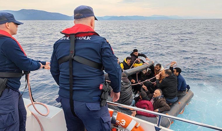 Bodrum’da çok sayıda göçmen yakalandı: 13’ü çocuk…