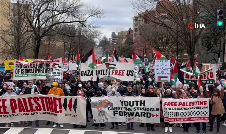 Büyükelçilik önünde protesto: ‘Nazizm=Siyonizm’