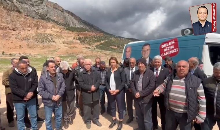 Hatay Belen’de taş ocağı eylemi: ‘Cumhurbaşkanı sesimizi duysun’