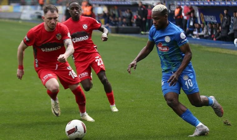 Çaykur Rizespor kötü gidişe dur dedi: Gaziantep FK’yi 3 golle geçti!
