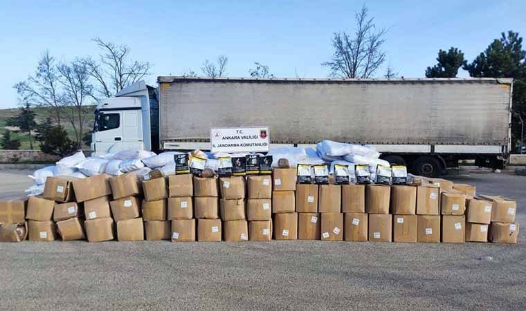 Ankara’da kaçak tütün operasyonu: Toplam değeri 20 milyon TL!