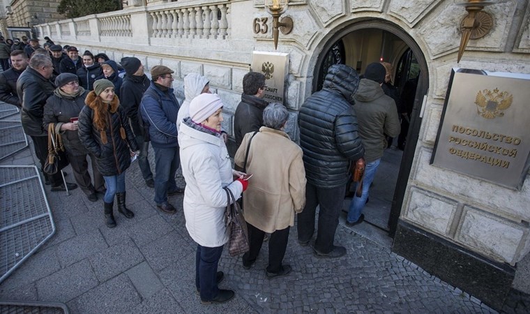 Rusya’da oy verme işleminin bitmesine az bir süre kaldı