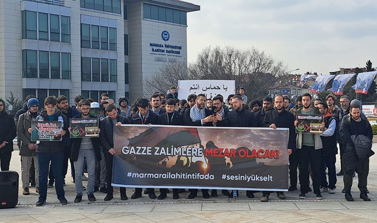 Marmara Üniversitesi İlahiyat Fakültesi öğrencilerinden Diyanet’e çağrı: ‘İsrail ile ticaret haramdır fetvası yayınlansın’
