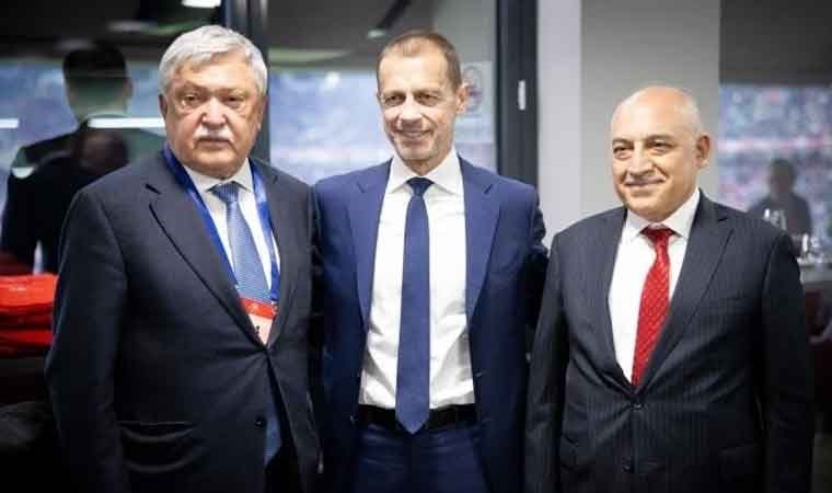 Mehmet Büyükekşi, Ceferin ile bir araya geldi