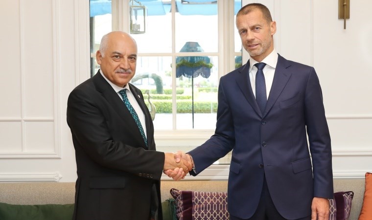 Fenerbahçe maçı öncesi… Aleksander Ceferin ile Mehmet Büyükekşi bir arada!