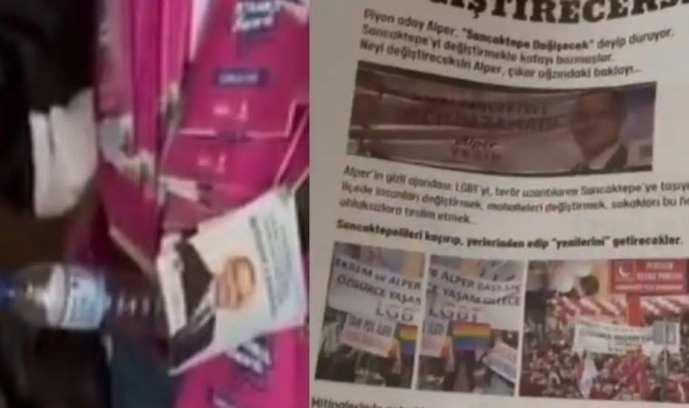 Sancaktepe’de CHP’yi hedef alan sahte bildiri dağıtıldı