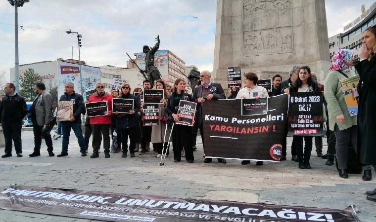 Depremde yakınlarını kaybeden aileler Ankara’da: ‘Bu devlet eliyle işlenen bir cinayet mi’