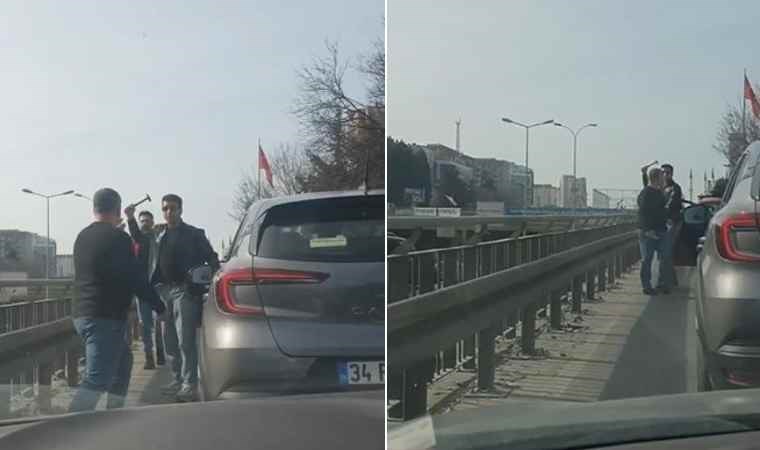 İftar saatinde sürücüler arasında ‘çekiçli bıçaklı’ kavga