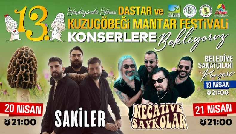 Dastar ve Kuzugöbeği Mantar Festivali başlıyor