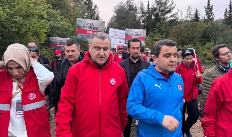 Gelibolu Yarımadası’nda 57. Alay Vefa Yürüyüşü Conkbayırı’nda sona erdi