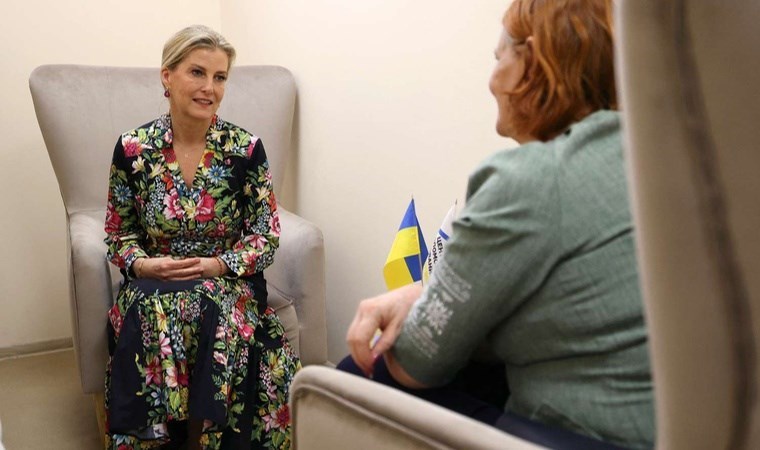 Edinburgh Düşesi Sophie’den Ukrayna’ya ziyaret