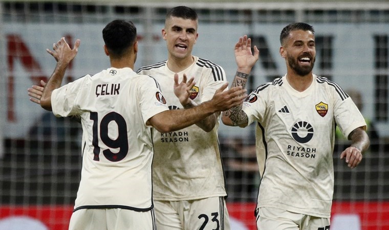 Roma deplasmanda avantajı kaptı: Milan’a evinde şok!