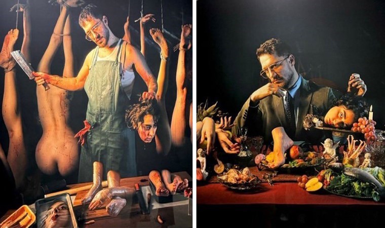 Uraz Kaygılaroğlu’nun sevgilisinin ilk sergisi için verdiği pozlar büyük tepki çekti