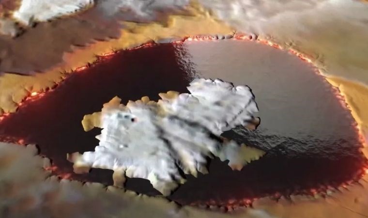 NASA, ‘lav gölünü’ gözler önüne serdi: Cam gibi!