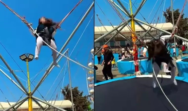 Lunaparkta korku dolu anlar: Çocuğun kemeri açıldı!