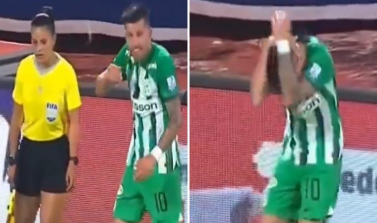 Sahada dehşet anları: Futbolcunun kafasına bıçak atıldı!