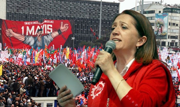 DİSK Genel Başkanı Arzu Çerkezoğlu Cumhuriyet TV’de Taksim çağrısını yineledi