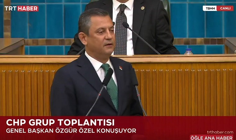 TRT, Özgür Özel’in grup toplantısını 6 dakika yayınladı