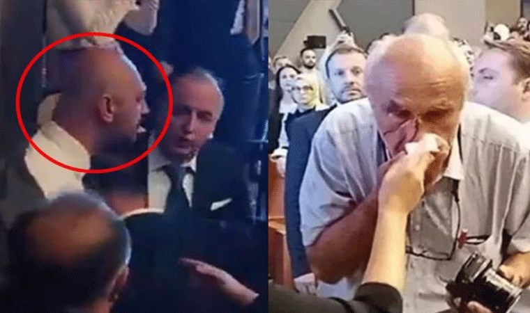 Dehşetin görüntüleri ortaya çıktı: MHP’li Alpaslan Karaaslan’dan CHP’li meclis üyesine mazbata töreninde saldırı