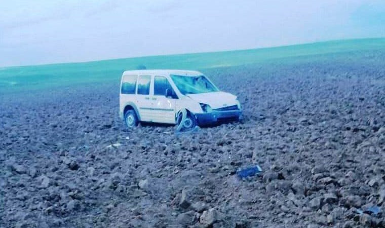 Konya’da hafif ticari araç takla attı: 1 yaralı