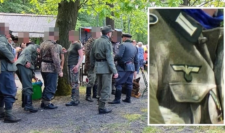 Almanya parktaki bu görüntüleri konuşuyor: ‘Wehrmacht araçlarına benzeyen bir konvoy…’