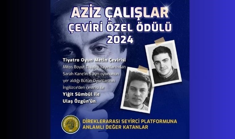 Aziz Çalışlar Çeviri Özel Ödülü, sahibini buldu