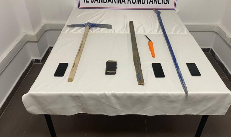 Kaçak kazı yapanlar suçüstü yakalandı!