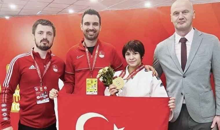 Milli judocu Tuğçe Beder’den bronz madalya