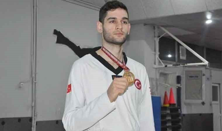 Milli tekvandocu Enbiya Taha Biçer’den altın madalya