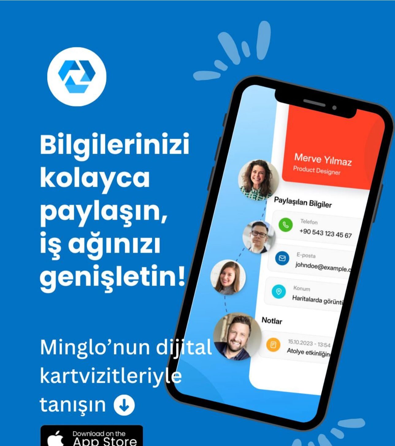 Minglo Dijital Kartvizit ile Güncellemeler Anında Yapılır