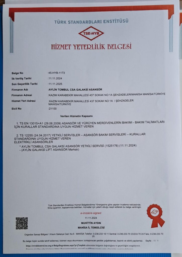 Galaksi Lift Asansör: Sektördeki 10 Yılın Ardındaki Güven ve Kalite