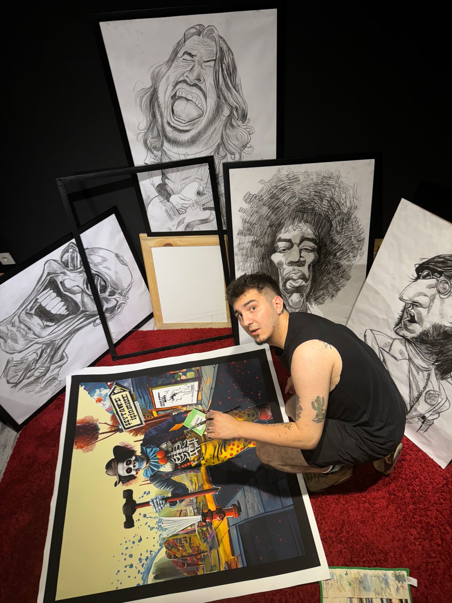 Genç Türk Ressam Louvre’da Sanatseverlerle Buluşuyor