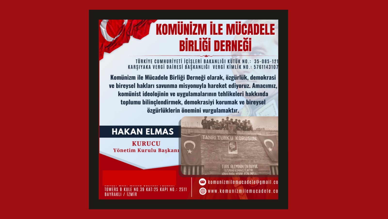 Komünizm ile Mücadele Birliği Derneği: Türkiye’nin Bağımsızlığını ve Bütünlüğünü Savunma Misyonu
