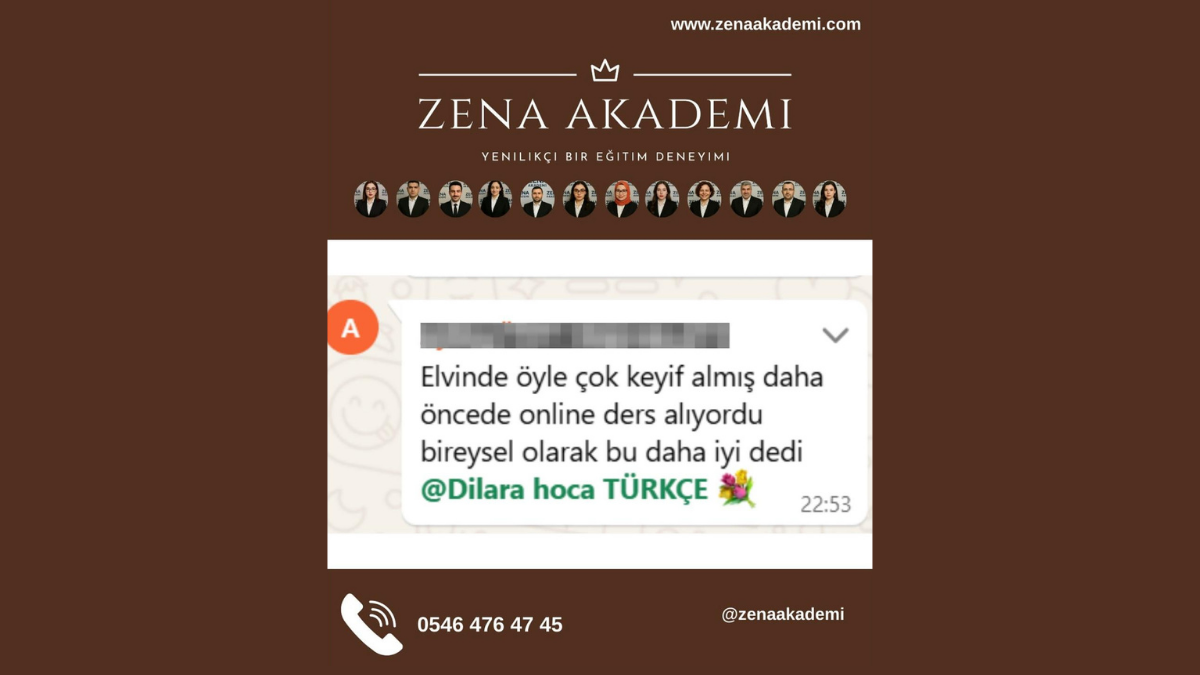 Zena Akademi: Öğrencilerin Yanında, Eğitim Her Yerde