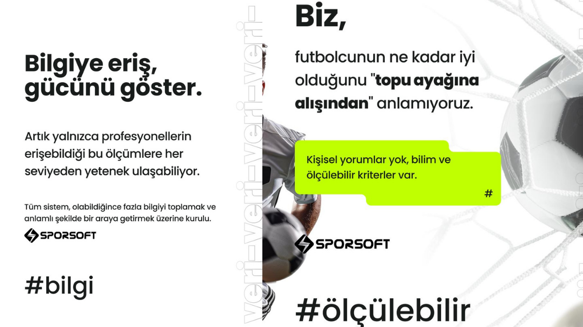Sporsoft Futbol Teknolojileri Futbol Dünyasını Salladı! Yapay Zekâ Artık Futbolcu Seçiyor!