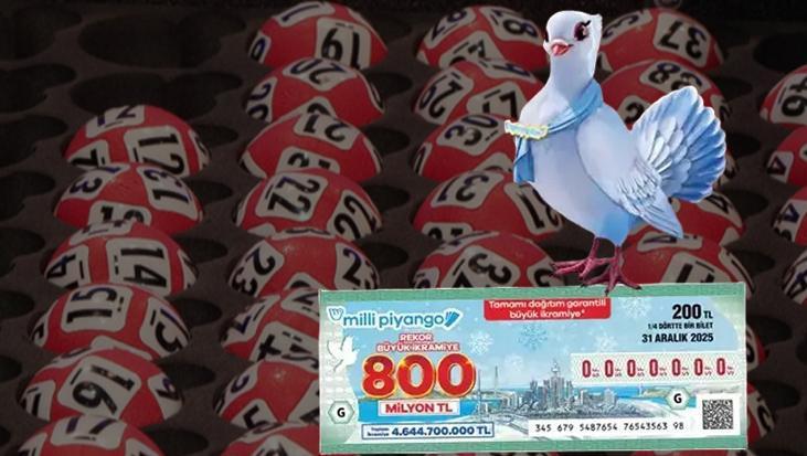 Milli Piyango 2025 Yılbaşı Özel Çekilişi: Büyük İkramiye 800 Milyon TL