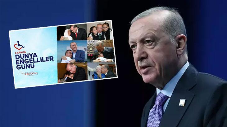 Cumhurbaşkanı Erdoğan’dan Dünya Engelliler Günü Mesajı