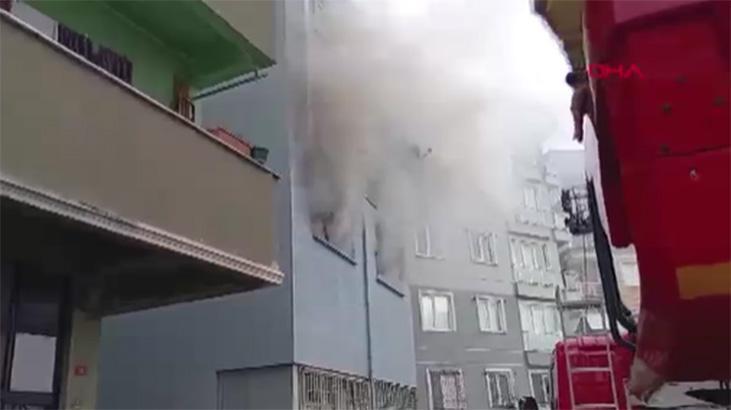 İSTANBUL ÇEKMEKÖY’DE YANGIN KORKUTTU